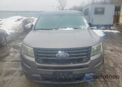 2016 Ford Explorer Police Interceptor from USA, damaged, VIN 1FM5K8AR3GGA04665